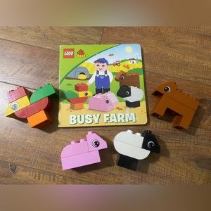 Lego Duplo Busy Farm set and book